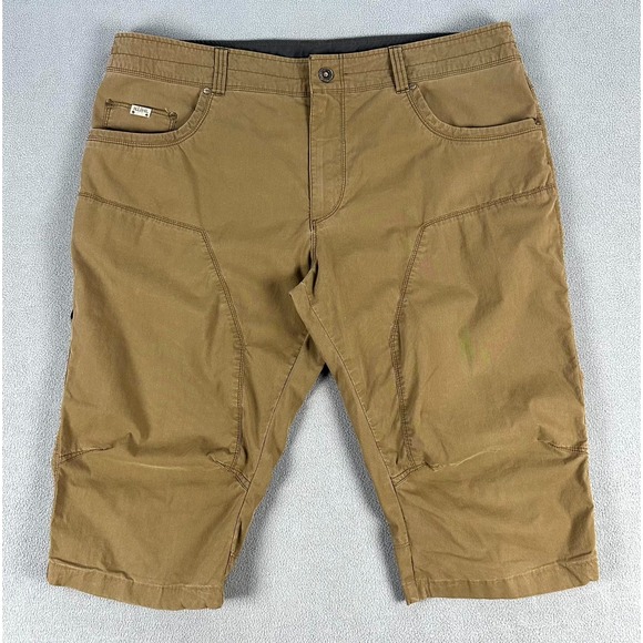 Kuhl Other - Kuhl Shorts Capris Mens 40 Brown Teak Outsider Longer Length Outdoor Hiking